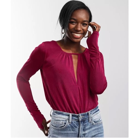 NWOT FREE PEOPLE Kaya Keyhole Bodysuit - S - Picture 2 of 9